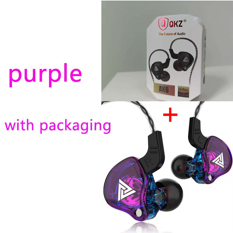 Audífonos QKZ para Juegos con Micrófono, Conector Universal de 3.5mm, Auriculare