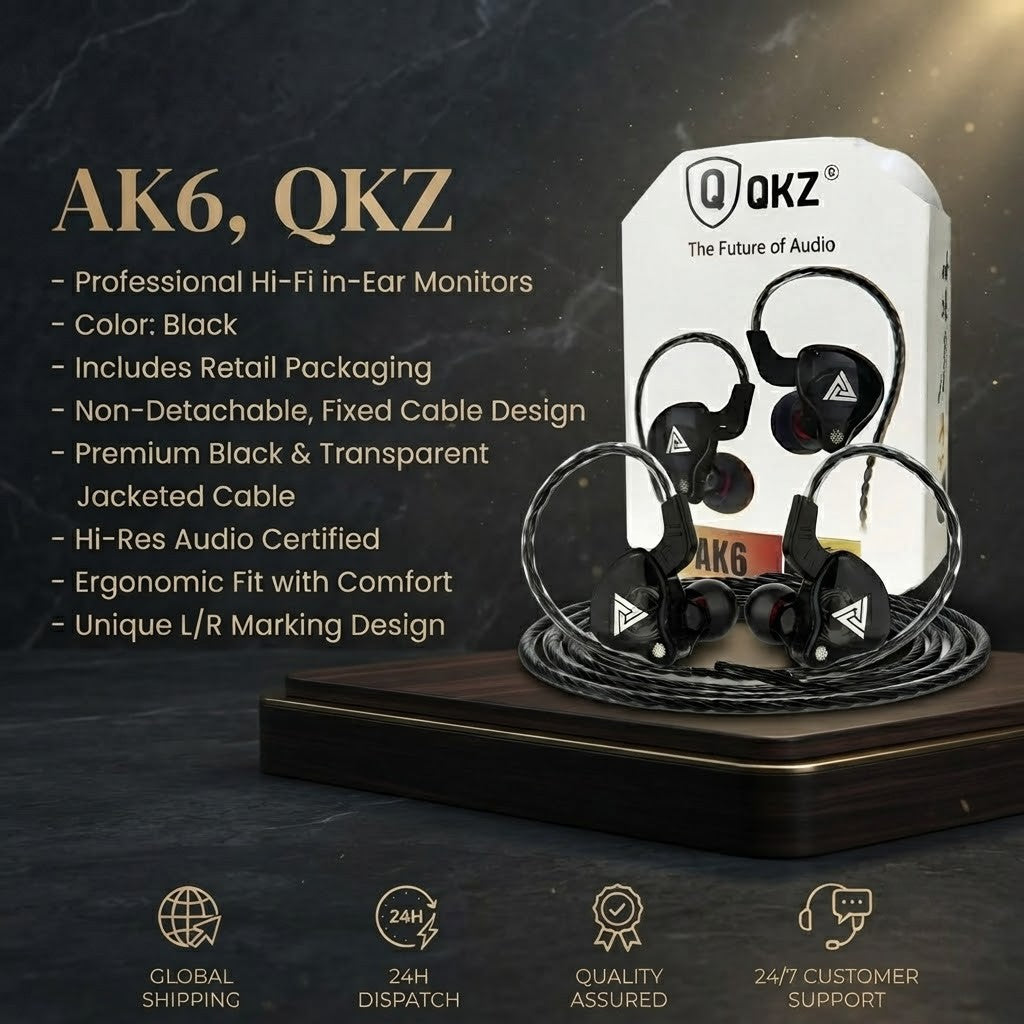 Audífonos QKZ para Juegos con Micrófono, Conector Universal de 3.5mm, Auriculare