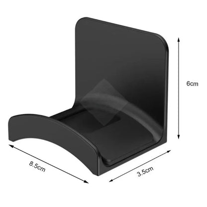 Soporte Universal para auriculares, colgador de montaje en pared de plástico adh