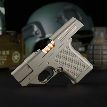 Encendedor Pistola Llama Jet Azul 2026 - Recargable con Clip y Guarda Cigarrillos