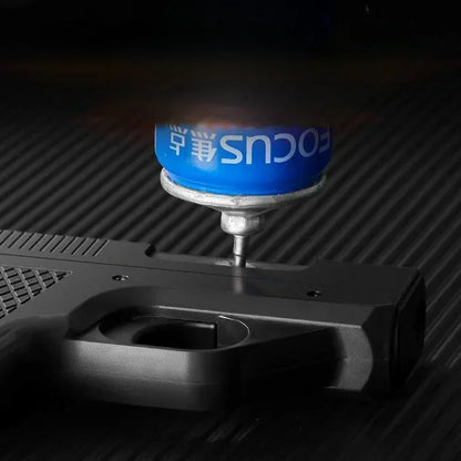 Encendedor Pistola Llama Jet Azul 2026 - Recargable con Clip y Guarda Cigarrillos